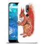 סקוור עשיר כיסוי מגן קשיח מעוצב ל Nokia 7.1 יחידה אחת סקרין מובייל