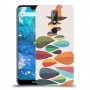 כביש של לבנים קשת כיסוי מגן קשיח מעוצב ל Nokia 7.1 יחידה אחת סקרין מובייל