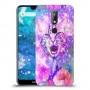 חתול מושלג כיסוי מגן קשיח מעוצב ל Nokia 7.1 יחידה אחת סקרין מובייל