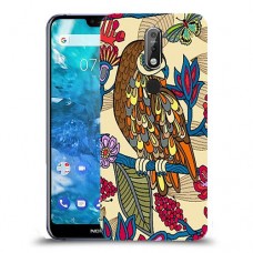 ינשוף חכם כיסוי מגן קשיח מעוצב ל Nokia 7.1 יחידה אחת סקרין מובייל
