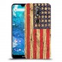 עץ ארצות הברית כיסוי מגן קשיח מעוצב ל Nokia 7.1 יחידה אחת סקרין מובייל