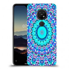 מנדלה בצבע כיסוי מגן קשיח מעוצב ל Nokia 7.2 יחידה אחת סקרין מובייל