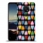 פסיפס קשת לבבות כיסוי מגן קשיח מעוצב ל Nokia 7.2 יחידה אחת סקרין מובייל