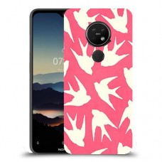 החיים האדומים כיסוי מגן קשיח מעוצב ל Nokia 7.2 יחידה אחת סקרין מובייל