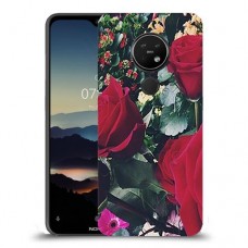 ורדים כיסוי מגן קשיח מעוצב ל Nokia 7.2 יחידה אחת סקרין מובייל
