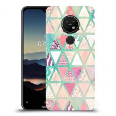 משולשים כיסוי מגן קשיח מעוצב ל Nokia 7.2 יחידה אחת סקרין מובייל