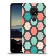 חלת דבש הונבד כיסוי מגן קשיח מעוצב ל Nokia 7.2 יחידה אחת סקרין מובייל