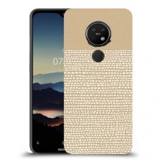 נקודות לבנות כיסוי מגן קשיח מעוצב ל Nokia 7.2 יחידה אחת סקרין מובייל