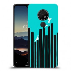 מי גבוה יותר כיסוי מגן קשיח מעוצב ל Nokia 7.2 יחידה אחת סקרין מובייל