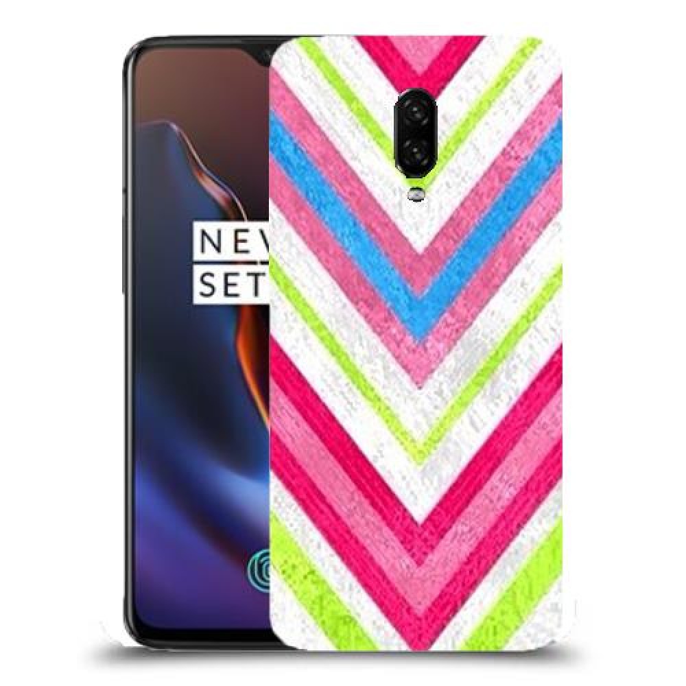 צבעים חשופים כיסוי מגן קשיח מעוצב ל OnePlus 6T יחידה אחת סקרין מובייל