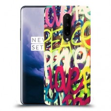 אהבת שלום כיסוי מגן קשיח מעוצב ל OnePlus 7 Pro יחידה אחת סקרין מובייל