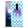 אלפנט סגול כיסוי מגן קשיח מעוצב ל OnePlus 7 Pro יחידה אחת סקרין מובייל
