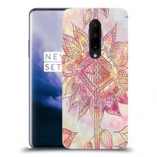 חמניות מוזרה סגולה כיסוי מגן קשיח מעוצב ל OnePlus 7 Pro יחידה אחת סקרין מובייל