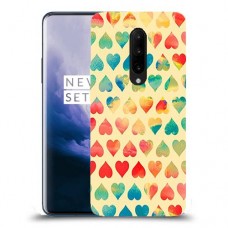 לבבות קשת כיסוי מגן קשיח מעוצב ל OnePlus 7 Pro יחידה אחת סקרין מובייל