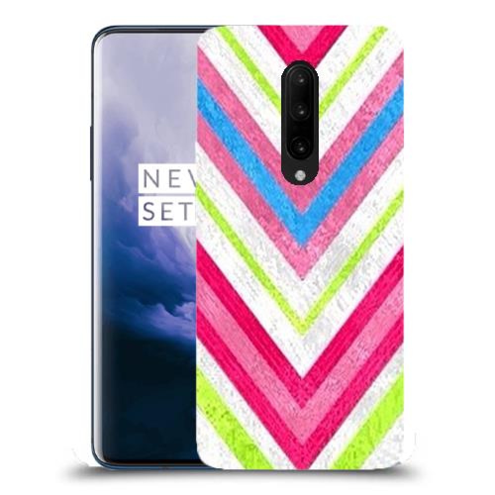 צבעים חשופים כיסוי מגן קשיח מעוצב ל OnePlus 7 Pro יחידה אחת סקרין מובייל