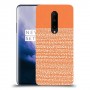 נקודות לבנות בכתום כיסוי מגן קשיח מעוצב ל OnePlus 7 Pro יחידה אחת סקרין מובייל