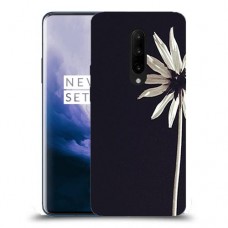 פרח לבן כיסוי מגן קשיח מעוצב ל OnePlus 7 Pro יחידה אחת סקרין מובייל