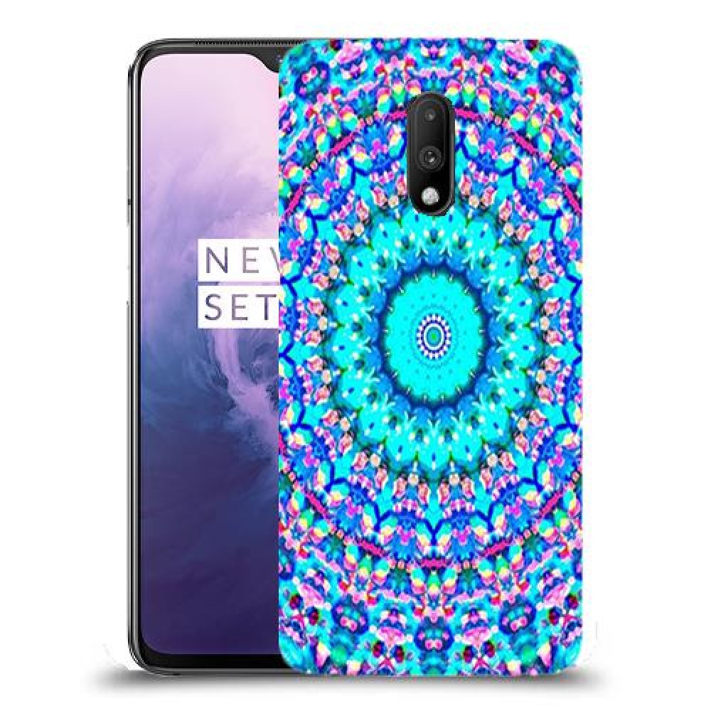 מנדלה בצבע כיסוי מגן קשיח מעוצב ל OnePlus 7 יחידה אחת סקרין מובייל