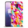 פסים ניאון כיסוי מגן קשיח מעוצב ל OnePlus 7 יחידה אחת סקרין מובייל