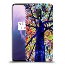 עץ ניאון כיסוי מגן קשיח מעוצב ל OnePlus 7 יחידה אחת סקרין מובייל