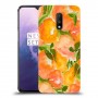 אפרסקים כתומים כיסוי מגן קשיח מעוצב ל OnePlus 7 יחידה אחת סקרין מובייל
