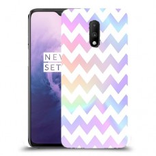 גיאומטריה פסטל כיסוי מגן קשיח מעוצב ל OnePlus 7 יחידה אחת סקרין מובייל