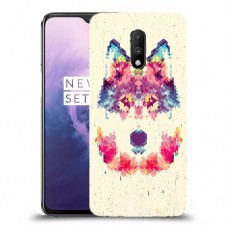פיקסל וולף כיסוי מגן קשיח מעוצב ל OnePlus 7 יחידה אחת סקרין מובייל