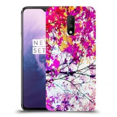 סתיו סגול כיסוי מגן קשיח מעוצב ל OnePlus 7 יחידה אחת סקרין מובייל