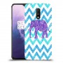 אלפנט סגול כיסוי מגן קשיח מעוצב ל OnePlus 7 יחידה אחת סקרין מובייל