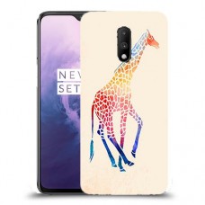 קשת ג 'ירפה כיסוי מגן קשיח מעוצב ל OnePlus 7 יחידה אחת סקרין מובייל
