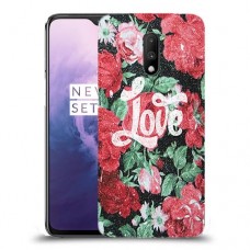 רוז אהבה כיסוי מגן קשיח מעוצב ל OnePlus 7 יחידה אחת סקרין מובייל