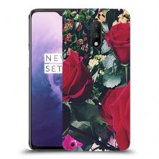 ורדים כיסוי מגן קשיח מעוצב ל OnePlus 7 יחידה אחת סקרין מובייל