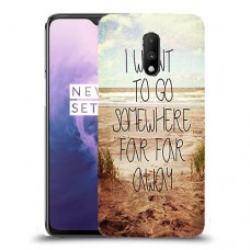 במקום רחוק רחוק כיסוי מגן קשיח מעוצב ל OnePlus 7 יחידה אחת סקרין מובייל