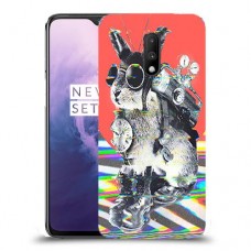 ארנבון מוזר כיסוי מגן קשיח מעוצב ל OnePlus 7 יחידה אחת סקרין מובייל