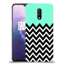 פסים במנטה כיסוי מגן קשיח מעוצב ל OnePlus 7 יחידה אחת סקרין מובייל