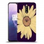 חמניות בשחור כיסוי מגן קשיח מעוצב ל OnePlus 7 יחידה אחת סקרין מובייל