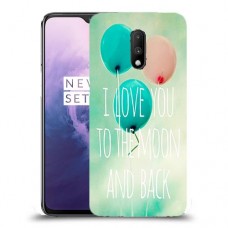 עד הירח ובחזרה כיסוי מגן קשיח מעוצב ל OnePlus 7 יחידה אחת סקרין מובייל