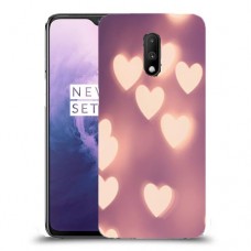 לבבות מעורפלים בחום כיסוי מגן קשיח מעוצב ל OnePlus 7 יחידה אחת סקרין מובייל