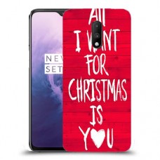 אתה עבור חג המולד כיסוי מגן קשיח מעוצב ל OnePlus 7 יחידה אחת סקרין מובייל