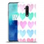 לבבות פסטל כיסוי מגן קשיח מעוצב ל OnePlus 7T Pro יחידה אחת סקרין מובייל