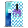 אלפנט סגול כיסוי מגן קשיח מעוצב ל OnePlus 7T Pro יחידה אחת סקרין מובייל