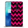 קווי סגול כיסוי מגן קשיח מעוצב ל OnePlus 7T Pro יחידה אחת סקרין מובייל