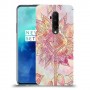 חמניות מוזרה סגולה כיסוי מגן קשיח מעוצב ל OnePlus 7T Pro יחידה אחת סקרין מובייל