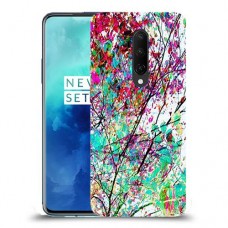 באביב בסגול כיסוי מגן קשיח מעוצב ל OnePlus 7T Pro יחידה אחת סקרין מובייל