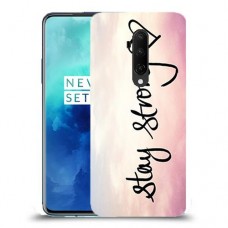 הישאר חזק כיסוי מגן קשיח מעוצב ל OnePlus 7T Pro יחידה אחת סקרין מובייל