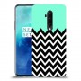 פסים במנטה כיסוי מגן קשיח מעוצב ל OnePlus 7T Pro יחידה אחת סקרין מובייל