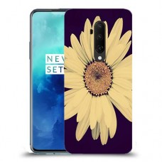 חמניות בשחור כיסוי מגן קשיח מעוצב ל OnePlus 7T Pro יחידה אחת סקרין מובייל