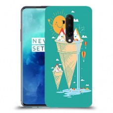 גלידה סאני כיסוי מגן קשיח מעוצב ל OnePlus 7T Pro יחידה אחת סקרין מובייל