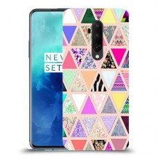 משולש הנאה כיסוי מגן קשיח מעוצב ל OnePlus 7T Pro יחידה אחת סקרין מובייל