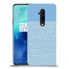 נקודות לבנות בכחול כיסוי מגן קשיח מעוצב ל OnePlus 7T Pro יחידה אחת סקרין מובייל